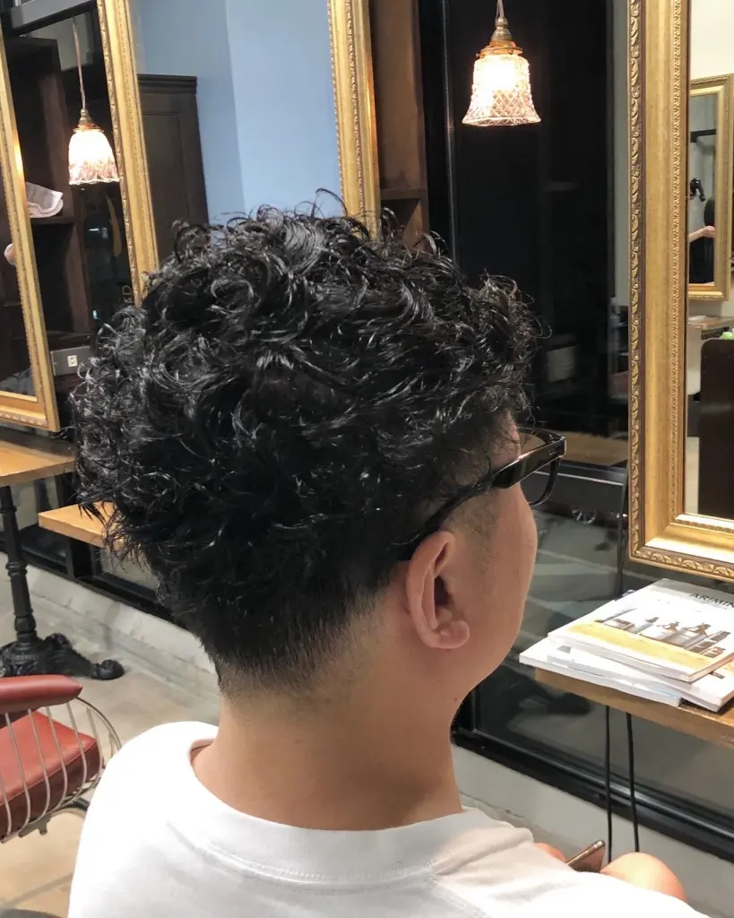 メンズスパイラルパーマ