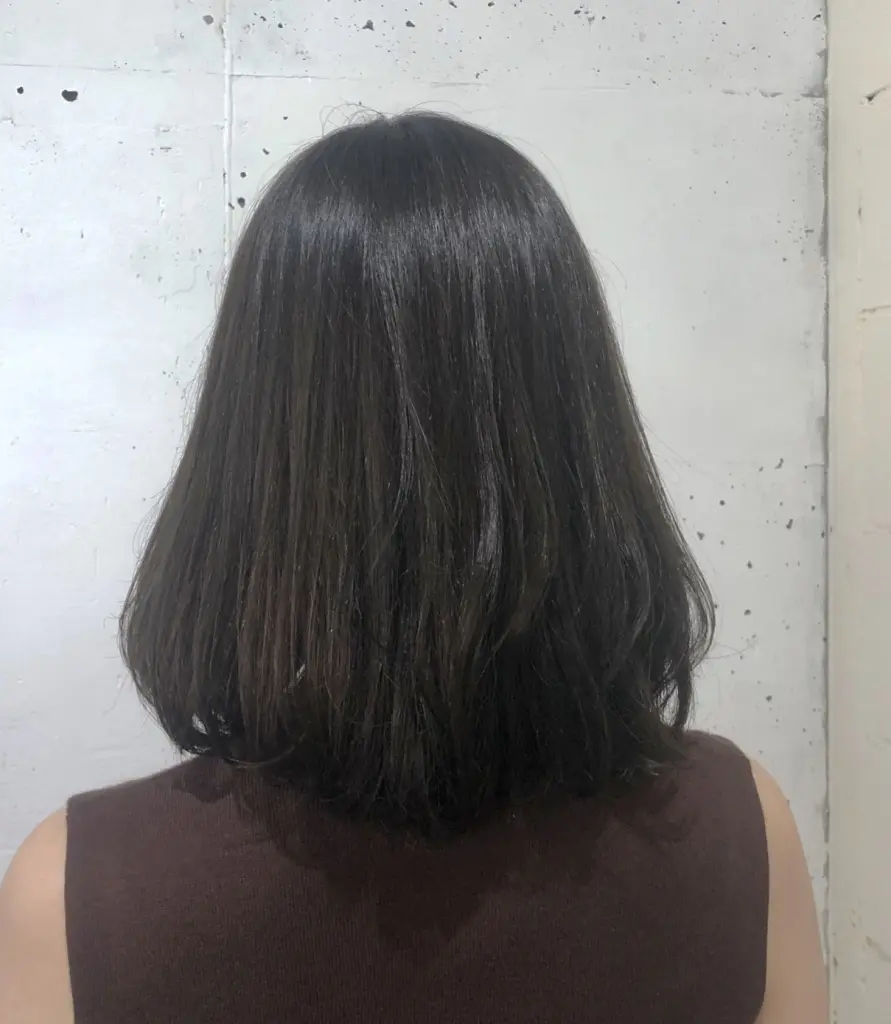 ロブヘア×グレージュ - サブ画像1