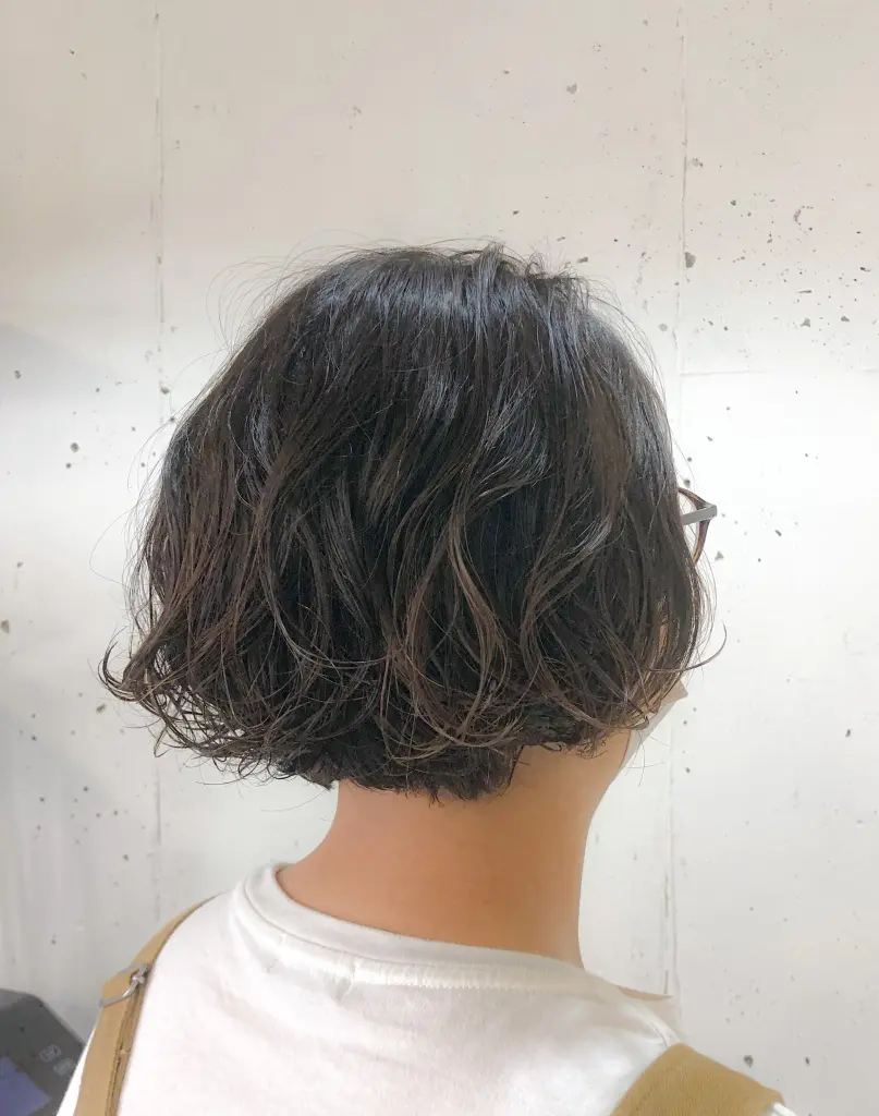ショートボブ×パーマ