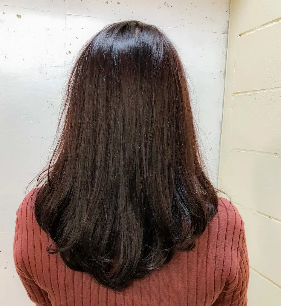 ロングレイヤー×レッドカラー