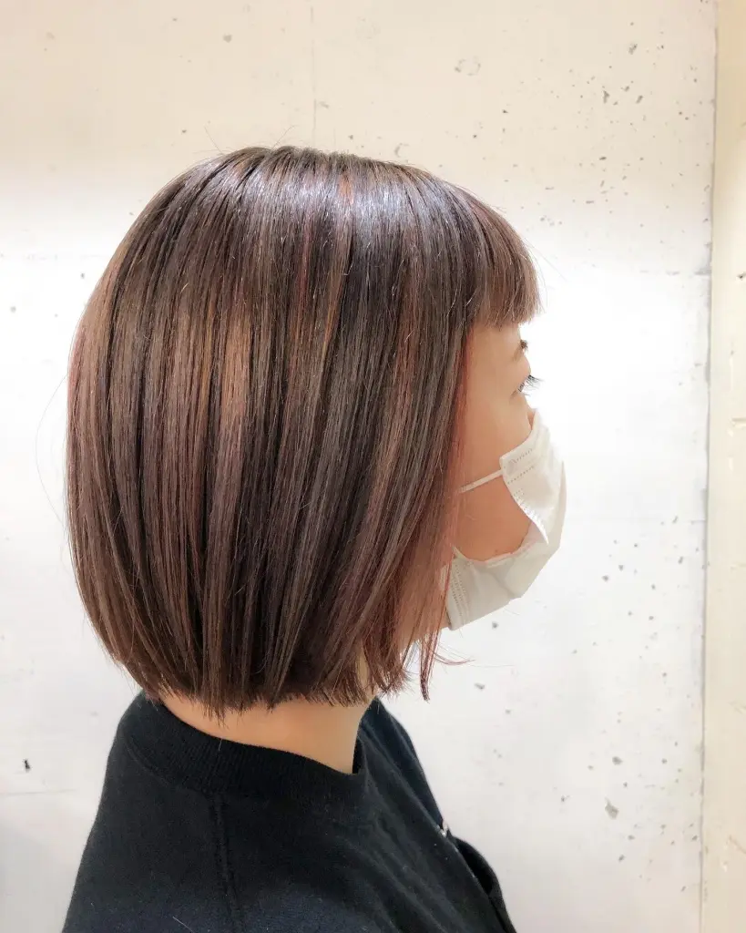 ハイライト×ピンクベージュ