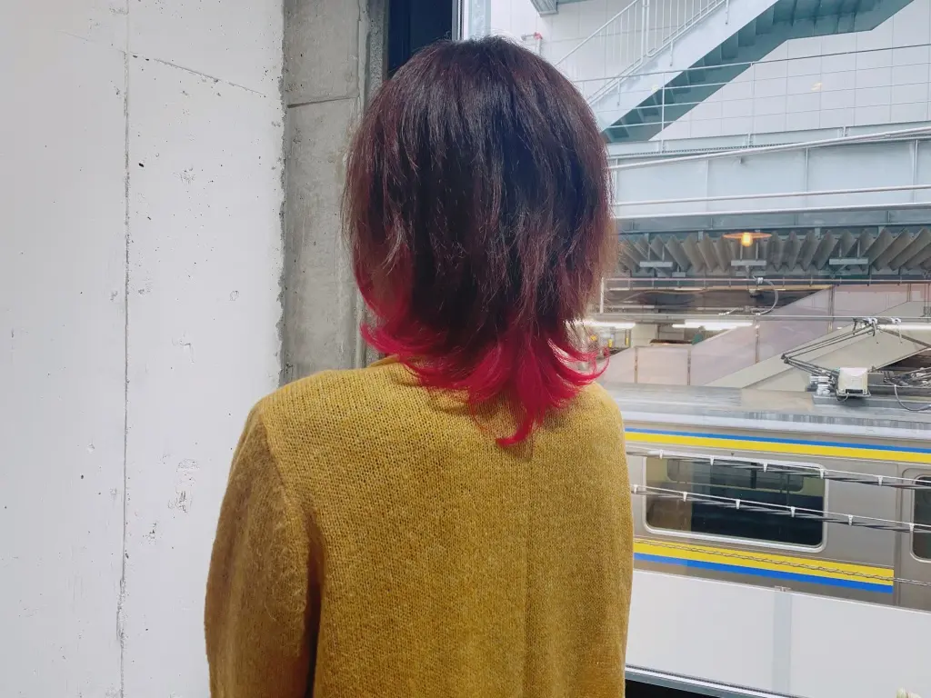 大人のインナーカラー。