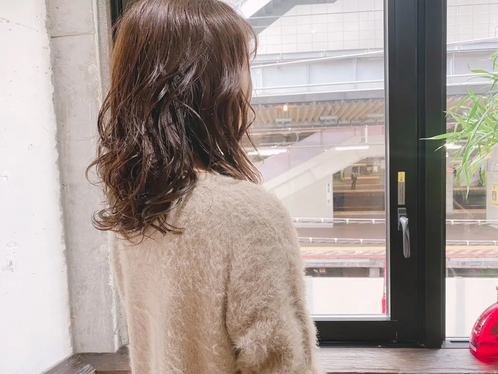 大人のゆる巻き。