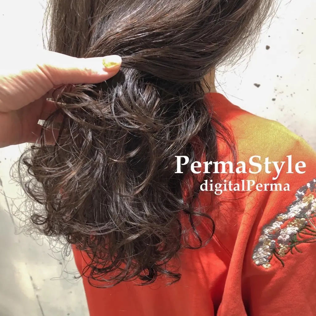 デジタルパーマ×ロングヘア