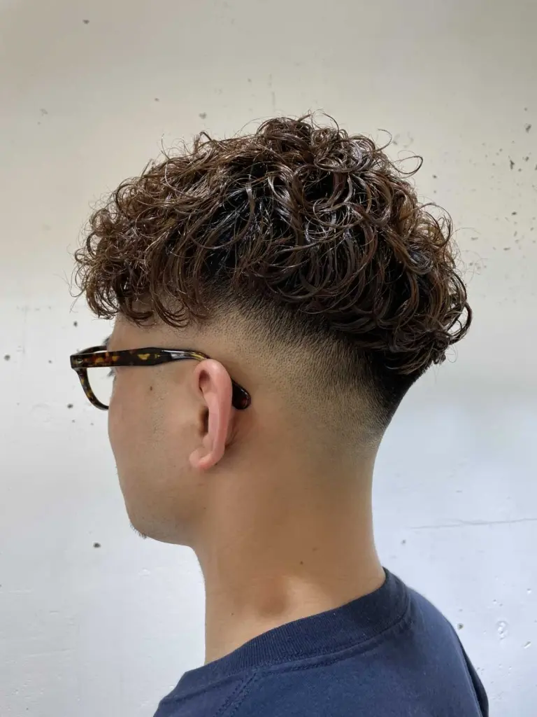 フェードメンズパーマ