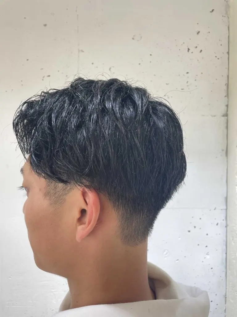 メンズショート×刈り上げ流し