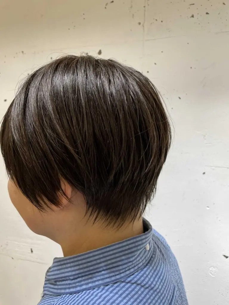 ショートグラデーションヘア