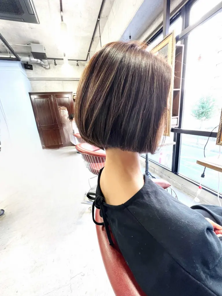 梨花さん風ボブスタイル。