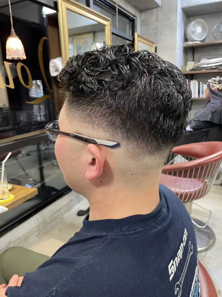 フェード×パーマ