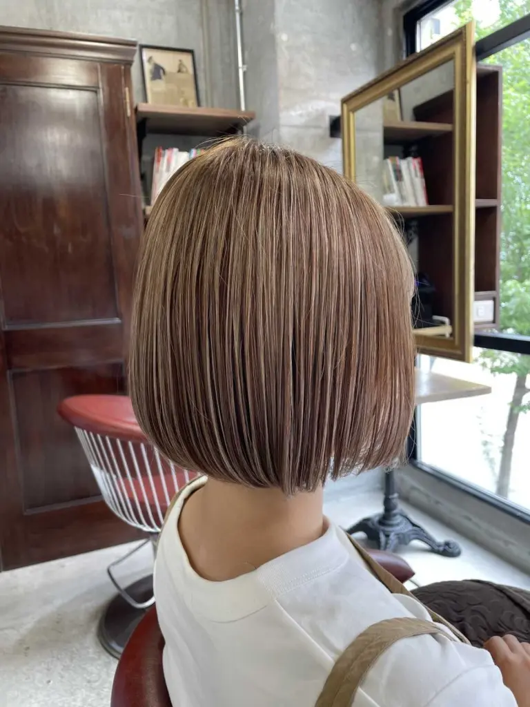 ハイライト×ベージュカラー