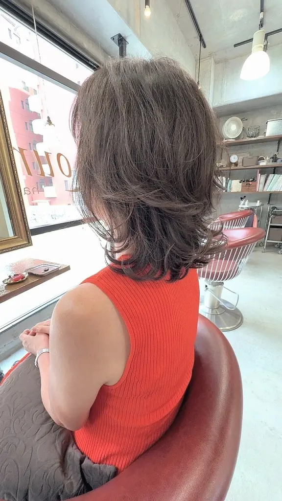 レイヤーカット＋カール