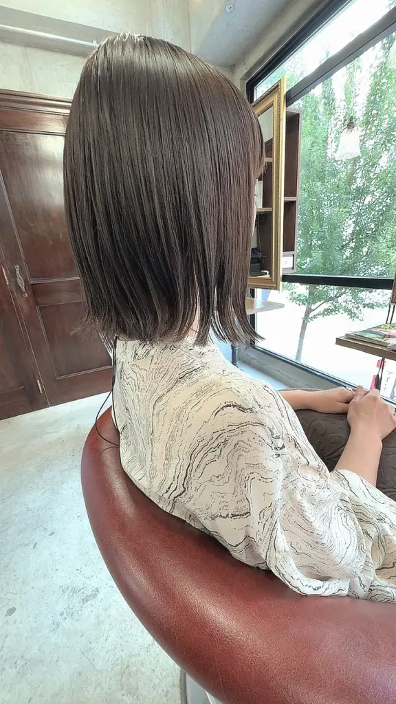 切りっぱなしボブ