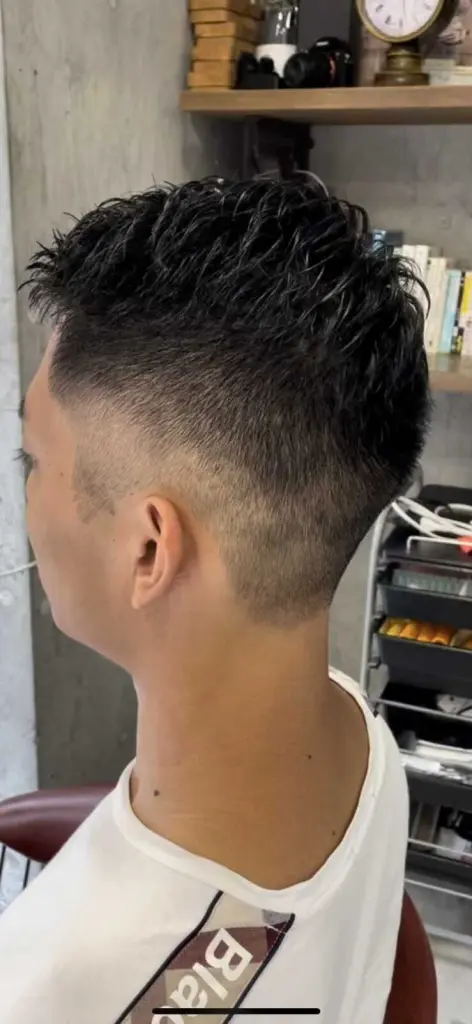 メンズ刈り上げ×ショートレイヤー