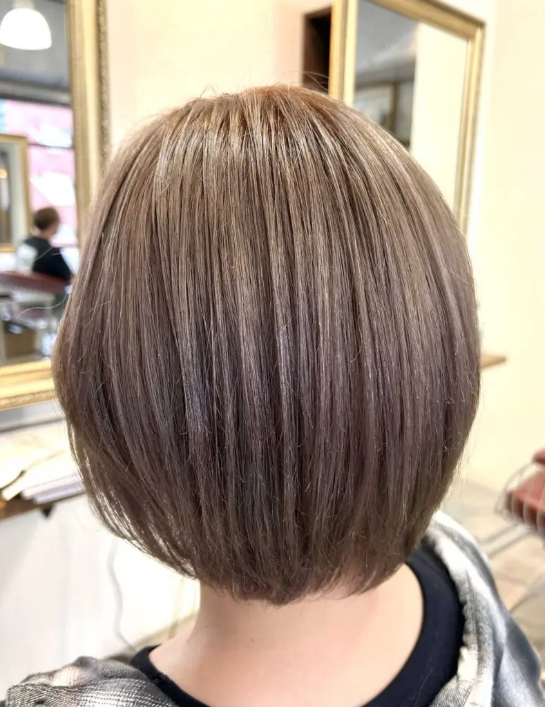 ショートスタイル×ミルクティーベージュ