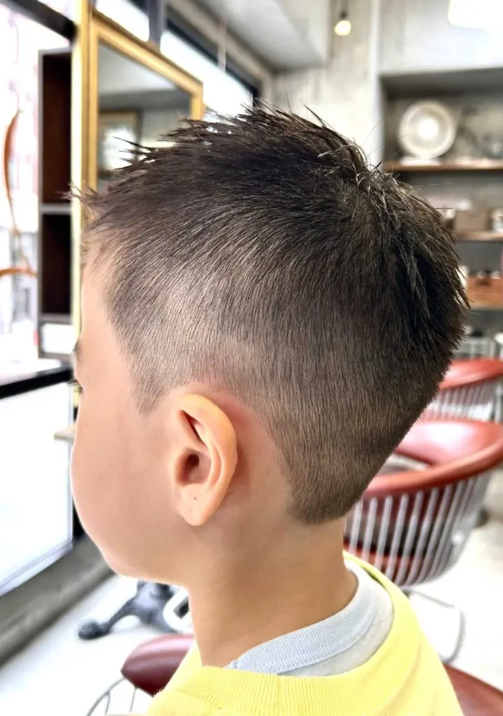 キッズカット×スパイキーショート