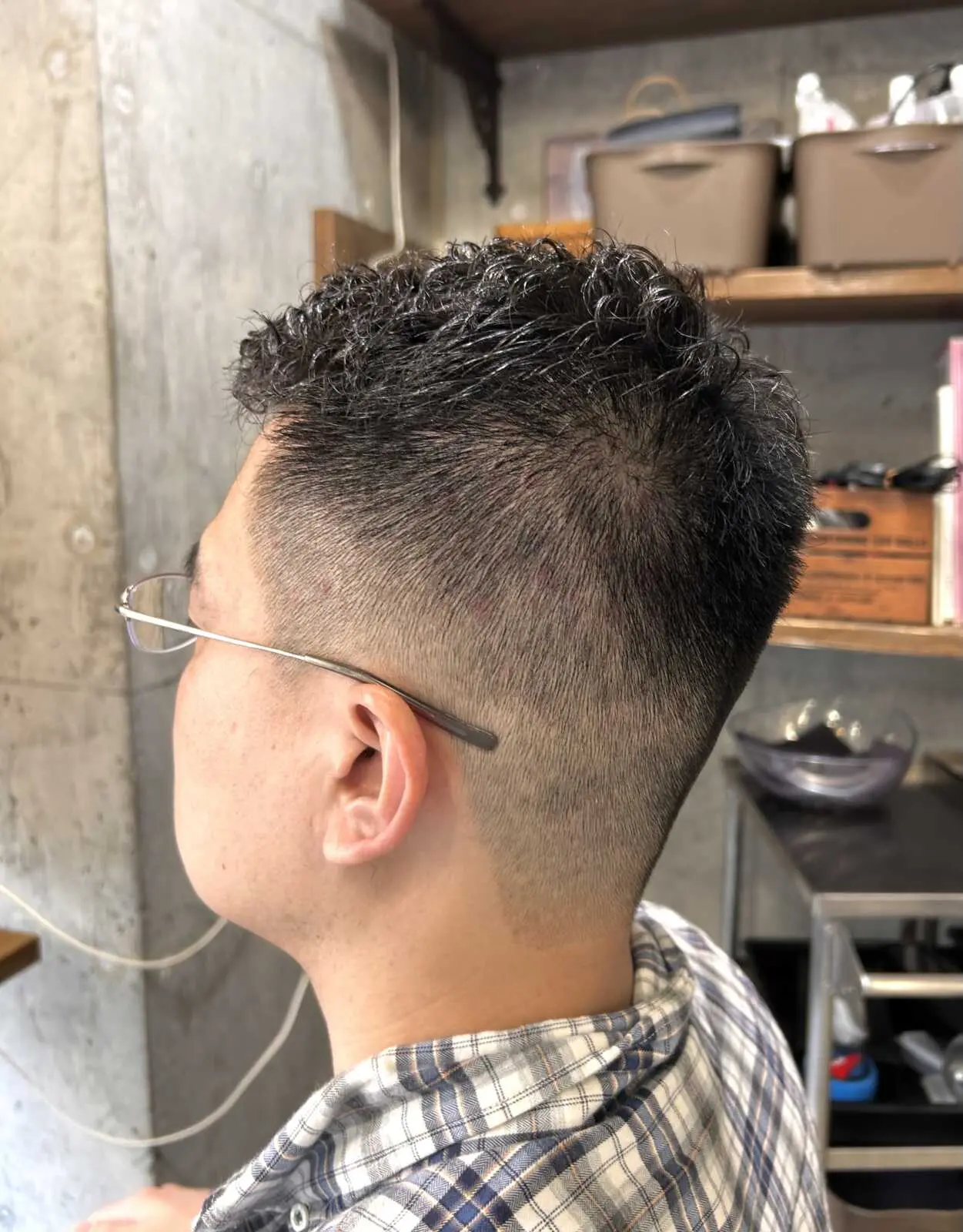 刈上げ×メンズパーマ