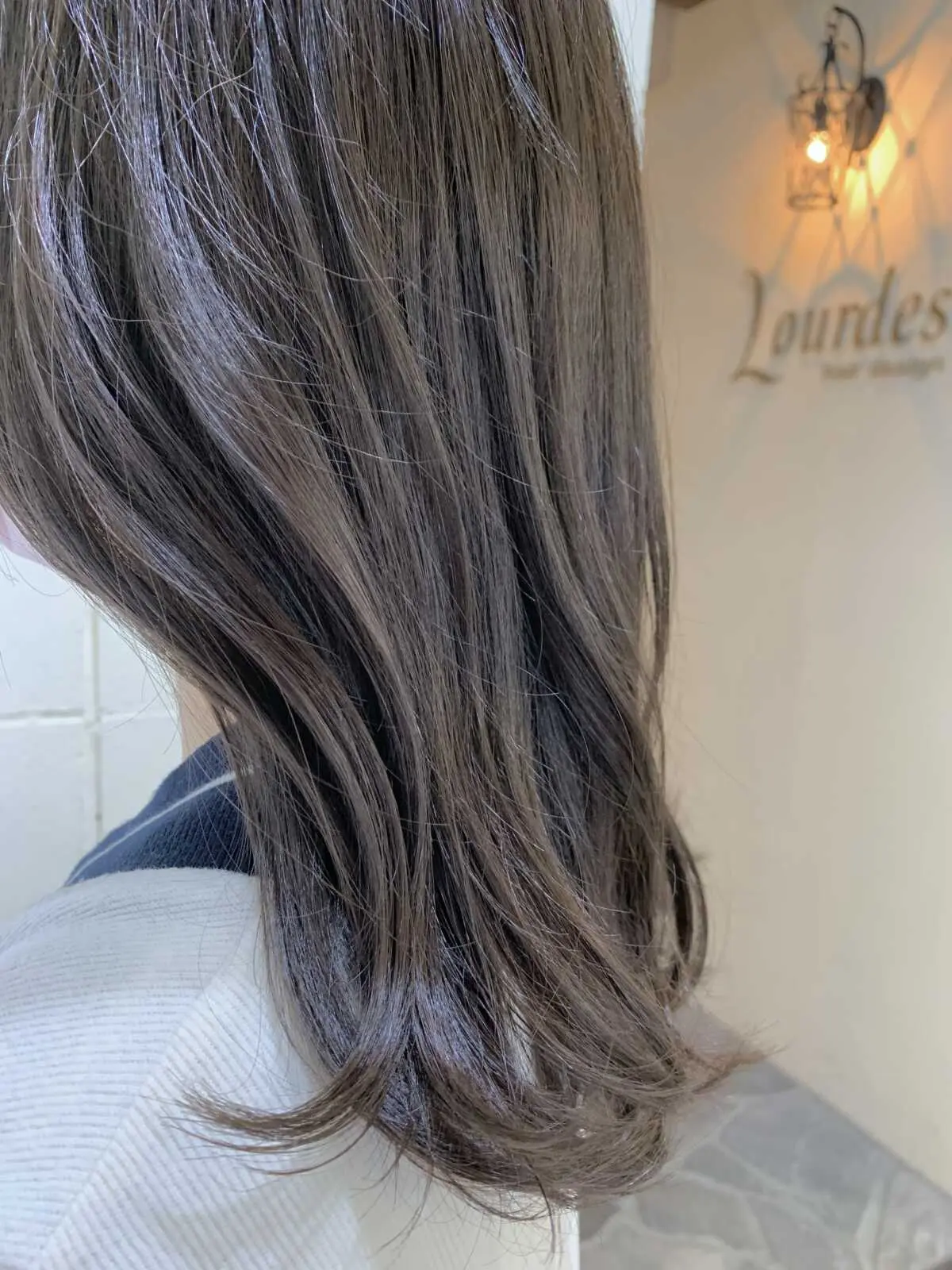 ブリーチなし透明感カラー