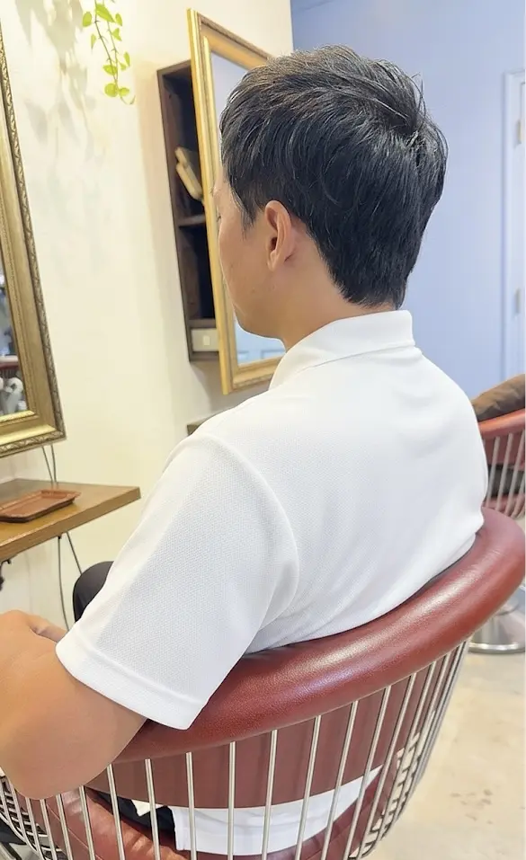 アップバングショート