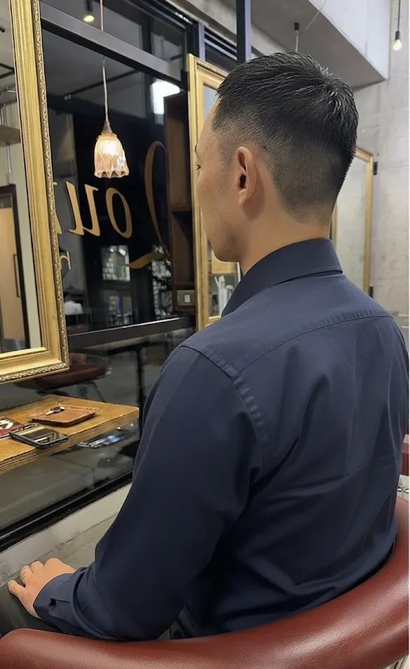 スーツに合うメンズ刈上げ