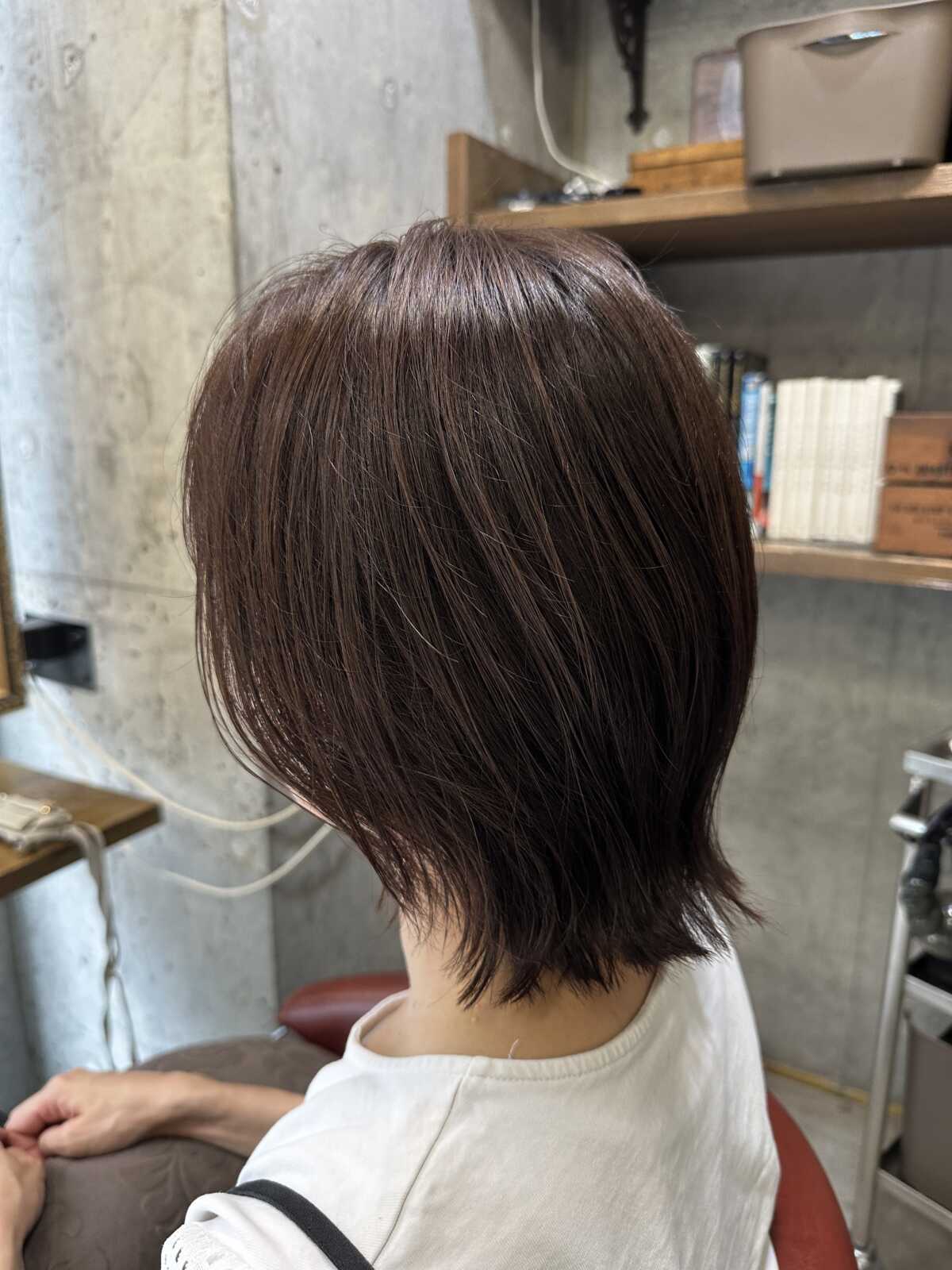 ボブ×マロンブラウン | ルルドヘアデザイン
