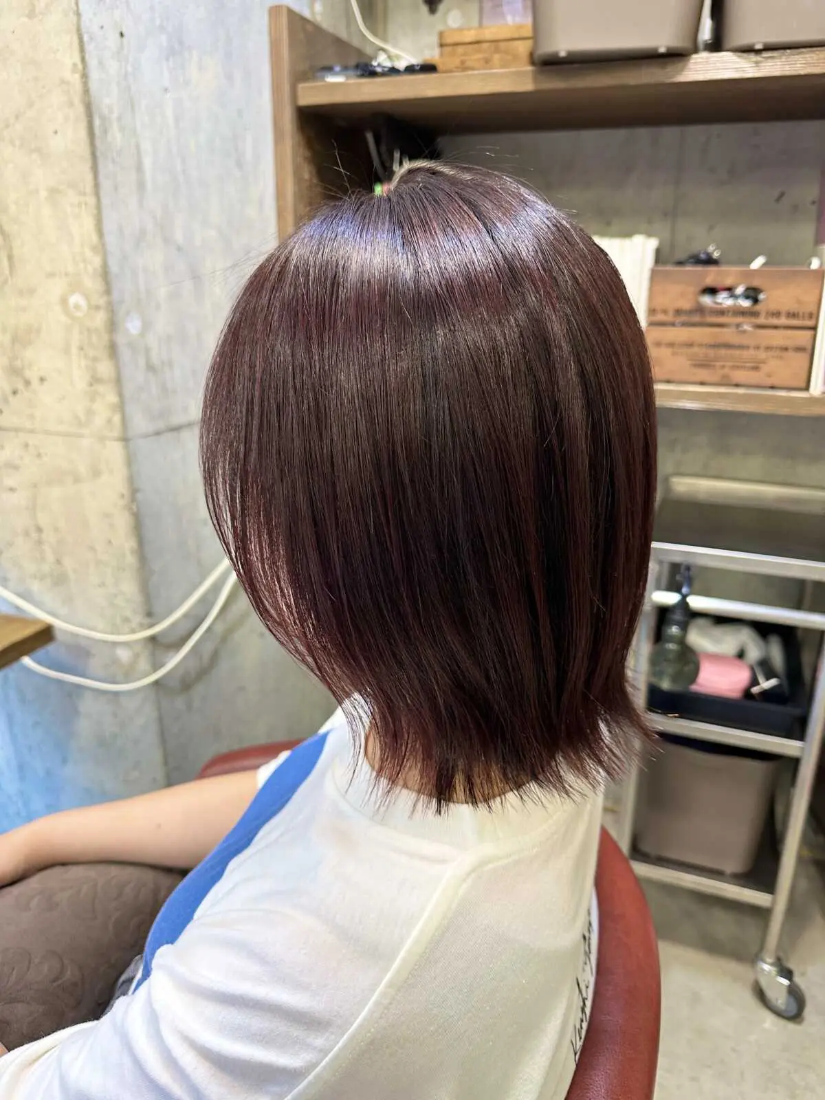 レッドカラー×ボブ