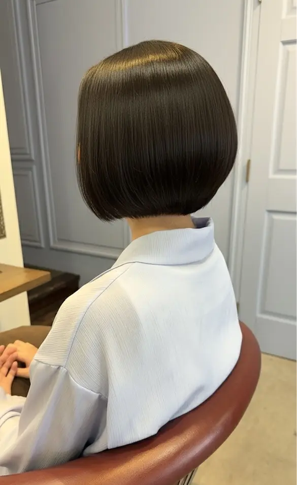 襟足すっきりボブ