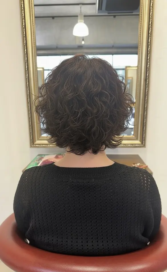 髪質を活かしたパーマ風ボブ - サブ画像1