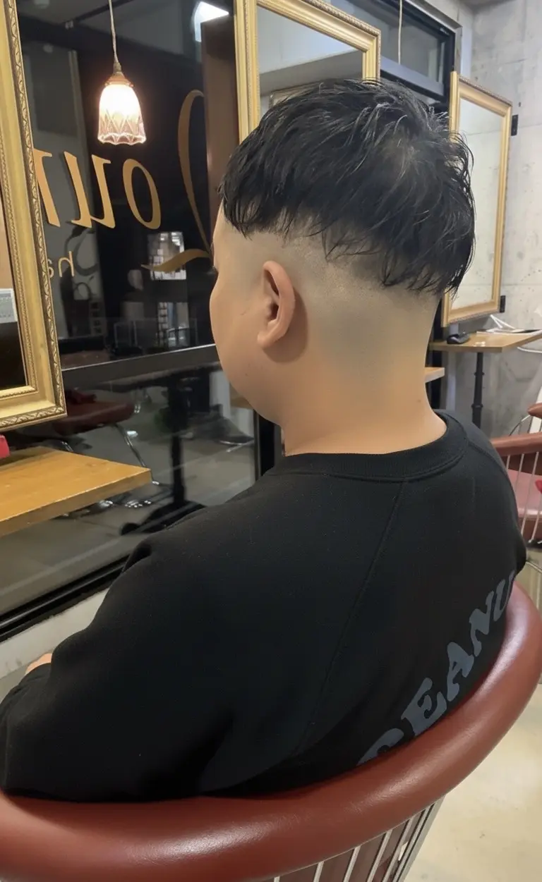 ２ブロックフェードカット