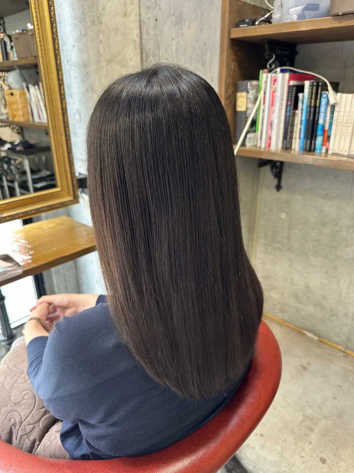 トリートメントでつや髪に