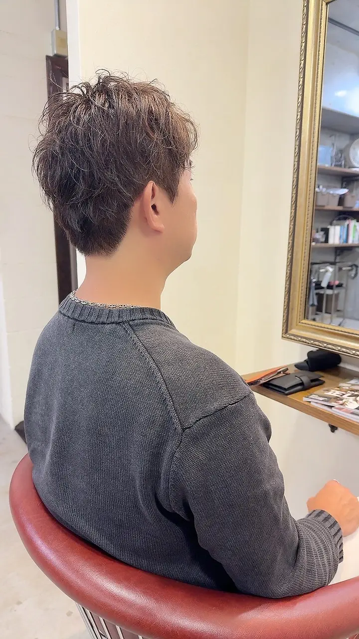 ニュアンスパーマ　ファザーパーマ