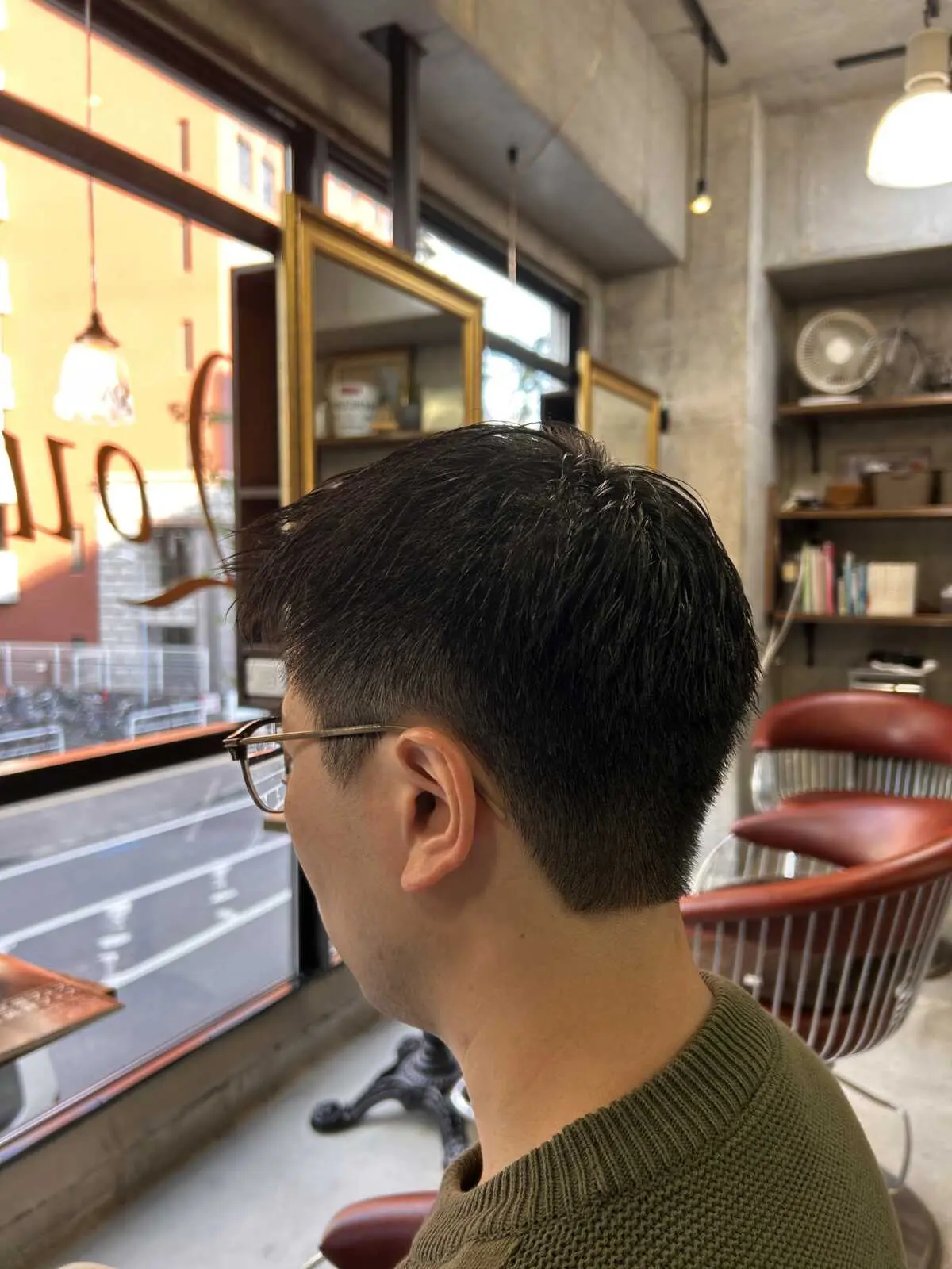 メンズショートレイヤー