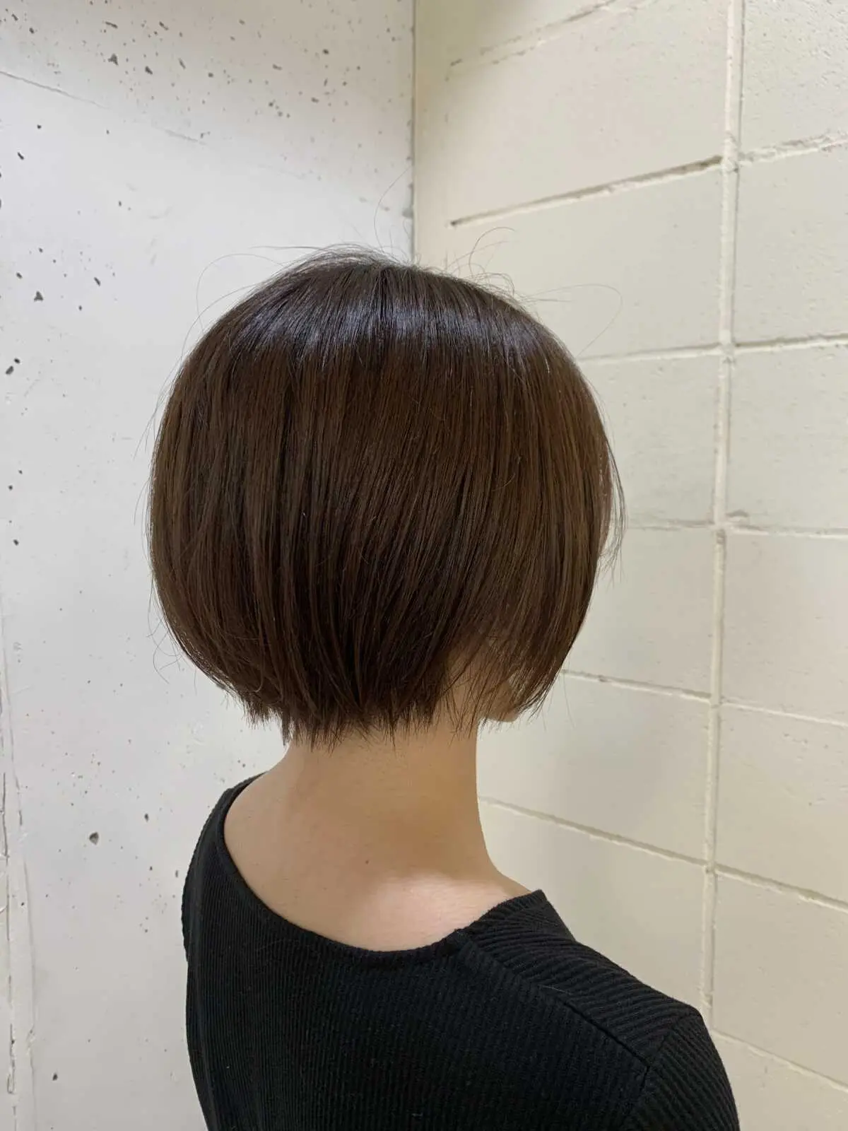 ショートボブ×ナチュラルブラウンカラー