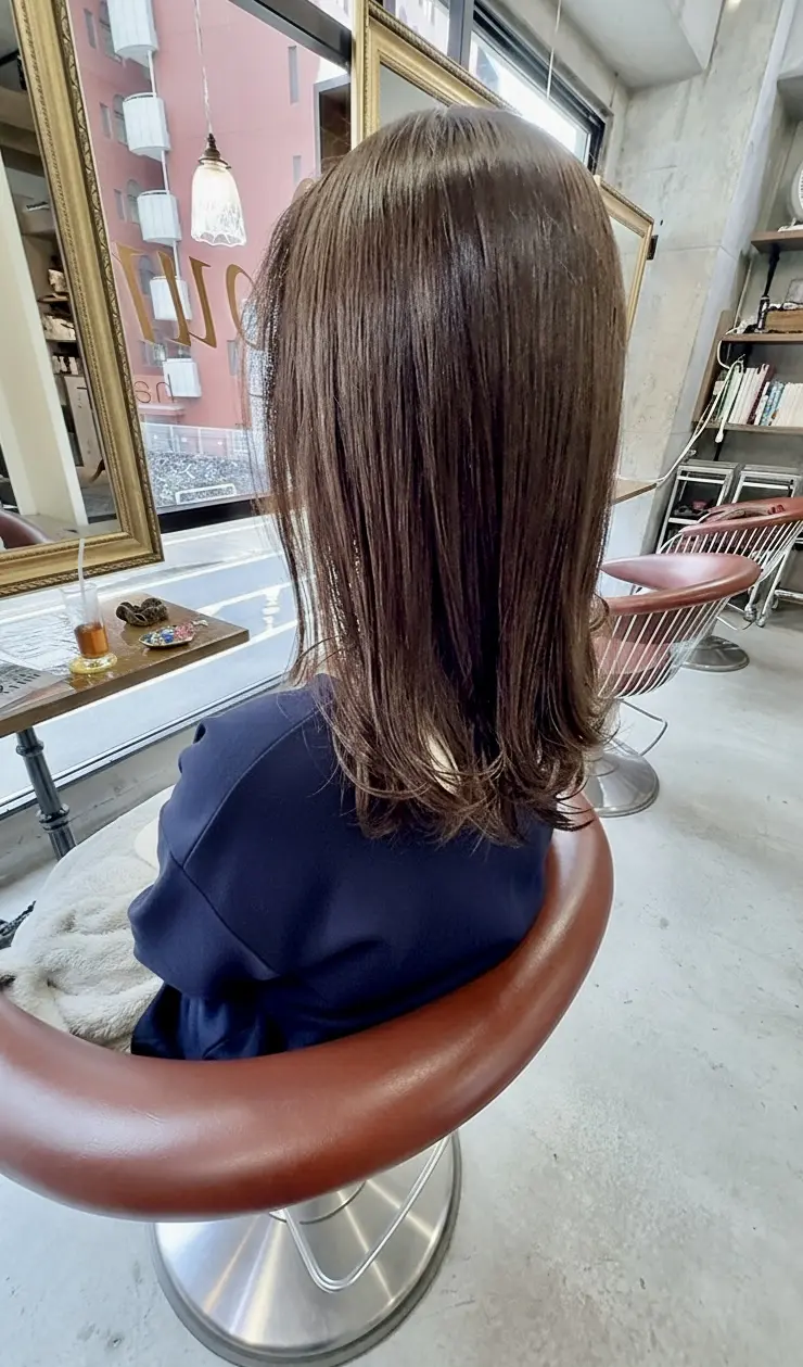 ナチュラルレイヤーカット シースルーカット - サブ画像1 | 千葉駅徒歩1分の美容院・美容室 Lourdes Hair Design(ルルドヘアデザイン)