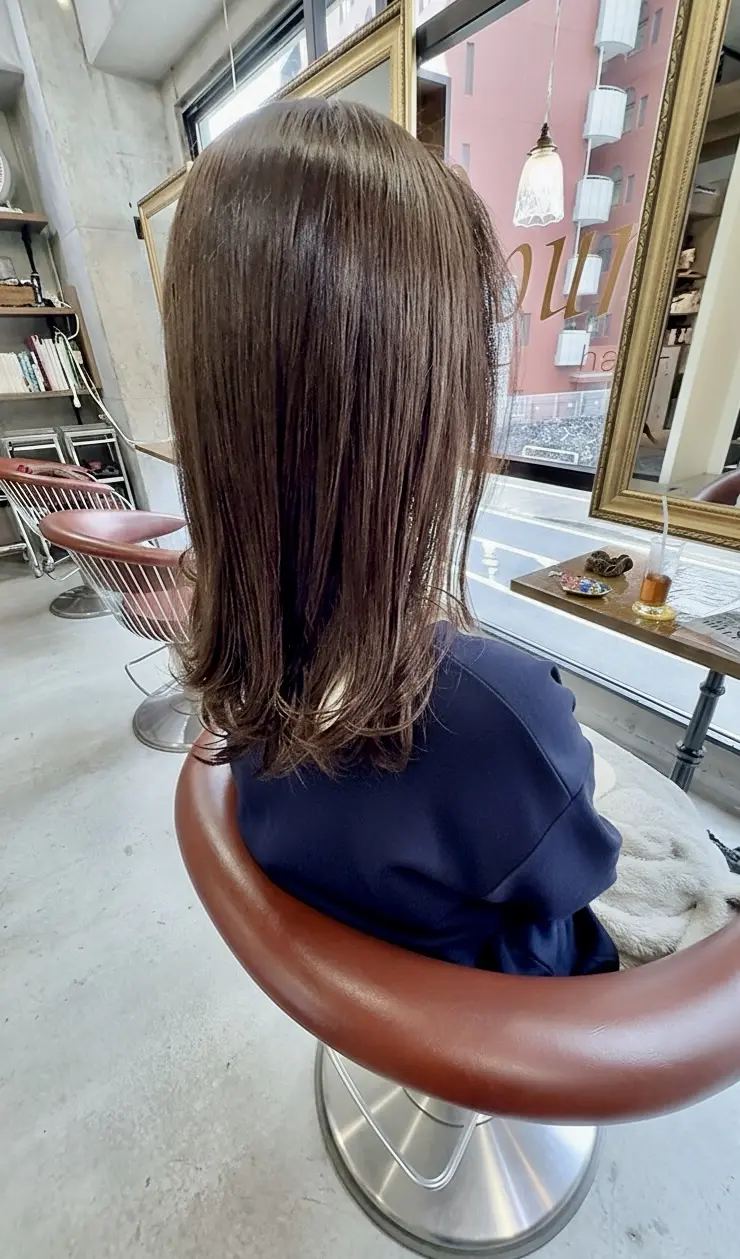 ナチュラルレイヤーカット　シースルーカット | 千葉駅徒歩１分の美容院・美容室 Lourdes Hair Design（ルルドヘアデザイン）