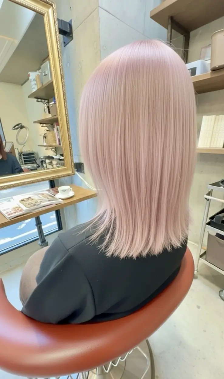 ピンクグレージュ - サブ画像1 | 千葉駅徒歩１分の美容院・美容室 Lourdes Hair Design（ルルドヘアデザイン）
