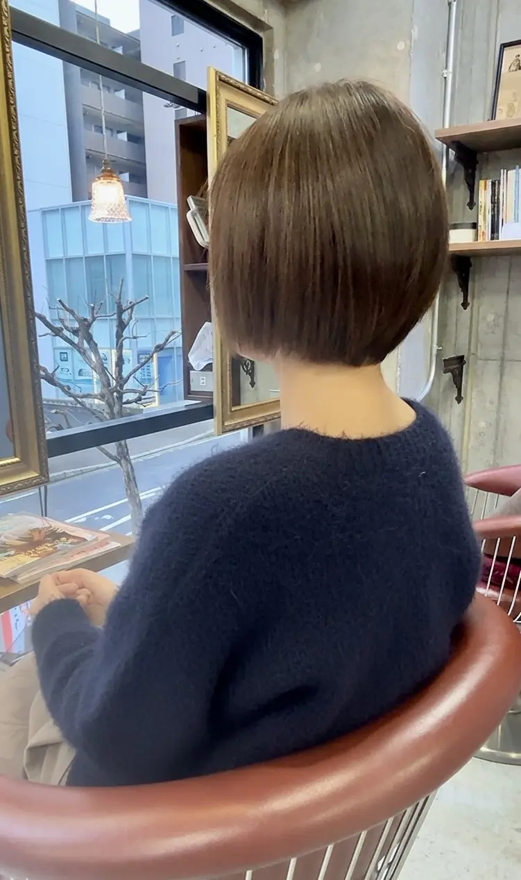 前下がりショートボブ（ボブ） | 千葉駅徒歩１分の美容院・美容室 Lourdes Hair Design（ルルドヘアデザイン）