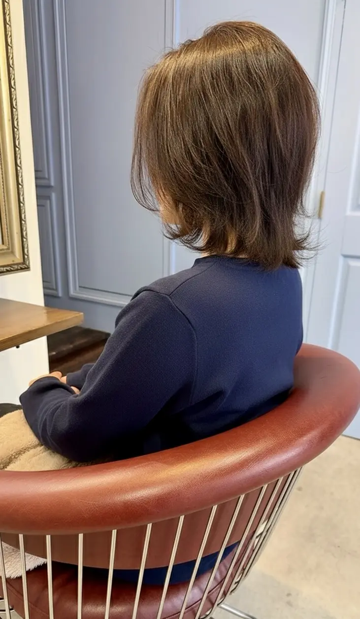 くびれレイヤー（ミディアム） | 千葉駅徒歩１分の美容院・美容室 Lourdes Hair Design（ルルドヘアデザイン）