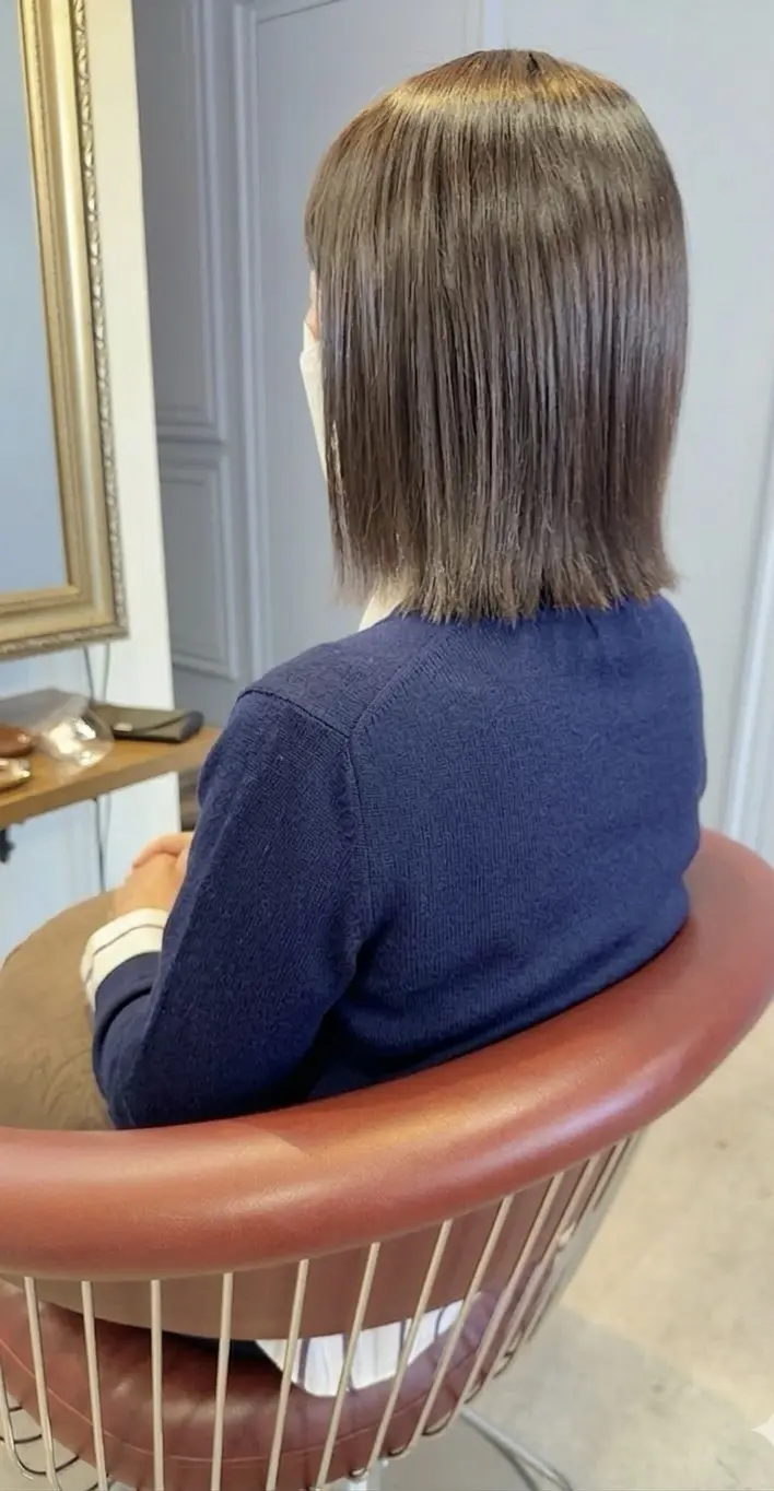 切りっぱなしボブ - サブ画像1 | 千葉駅徒歩1分の美容院・美容室 Lourdes Hair Design(ルルドヘアデザイン)
