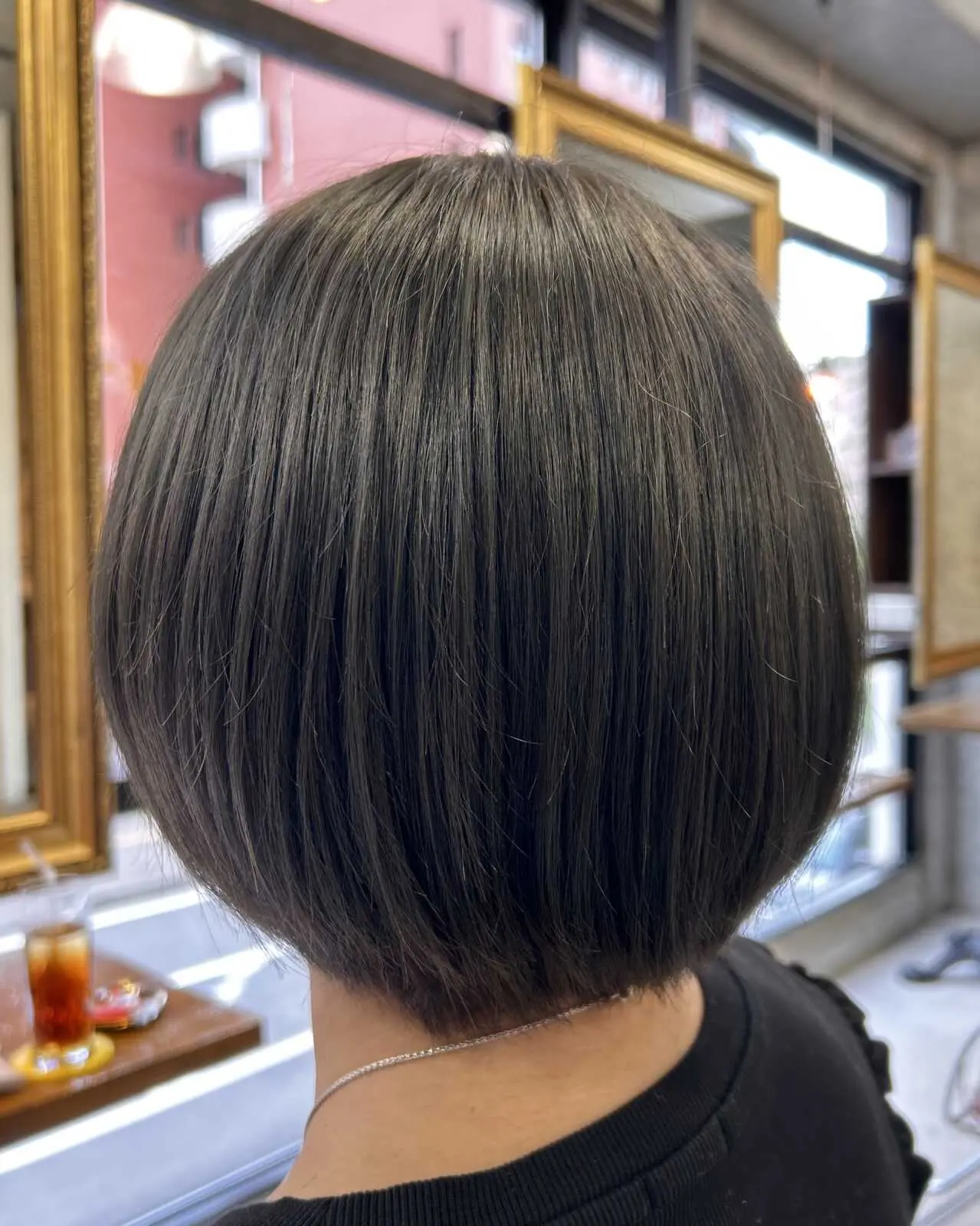 グレージュシルバーボブ | 千葉駅徒歩１分の美容院・美容室 Lourdes Hair Design（ルルドヘアデザイン）